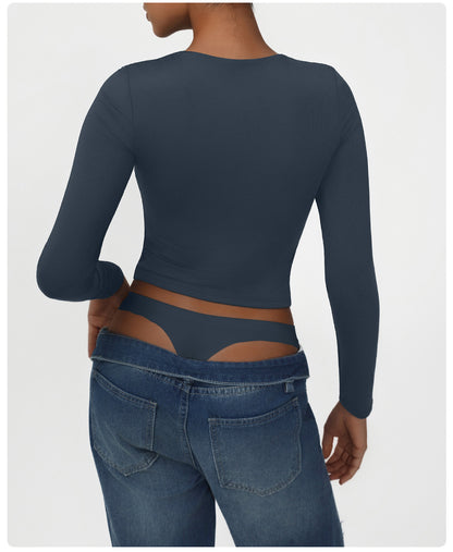 Slim fit full sleeve top
