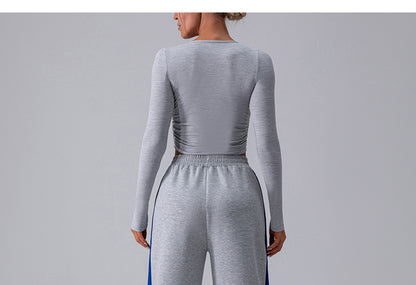 Full sleeve cropped top