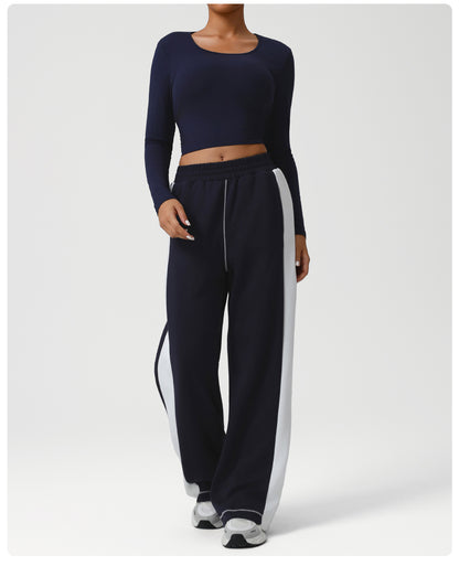 Warm straight leg Trousers