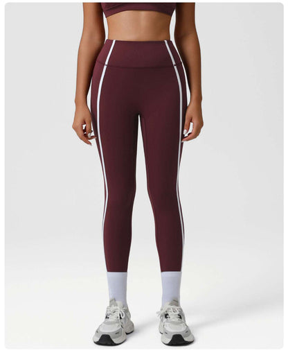 Contrast trim leggings