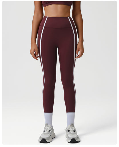 Contrast trim leggings