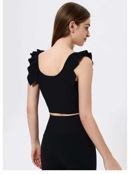 Ruffle sleeve top