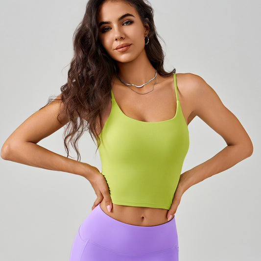 Seamless cropped vest