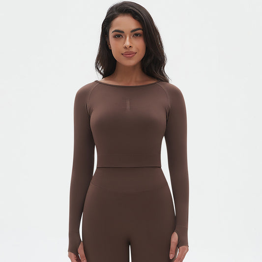 Full sleeve cropped top