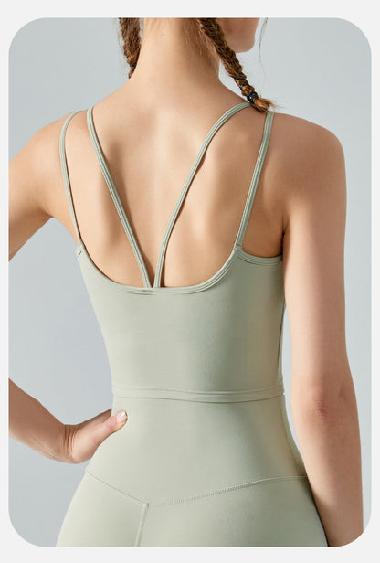 High support running vest