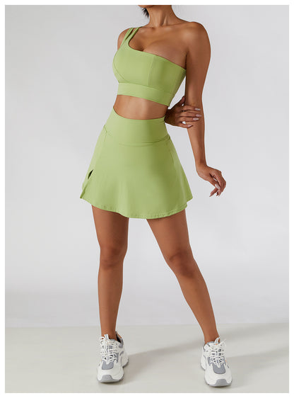 Sports bra and skirt set