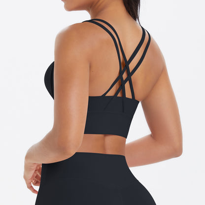 Seamless sports bra