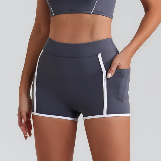 Contrast trim shorts