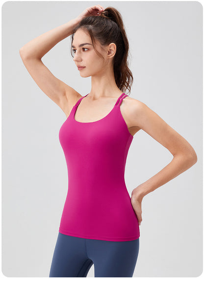 Quick dry cross back vest