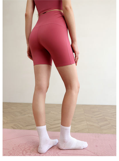 Nude Feel Pleated waist shorts