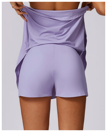 Quick dry skort