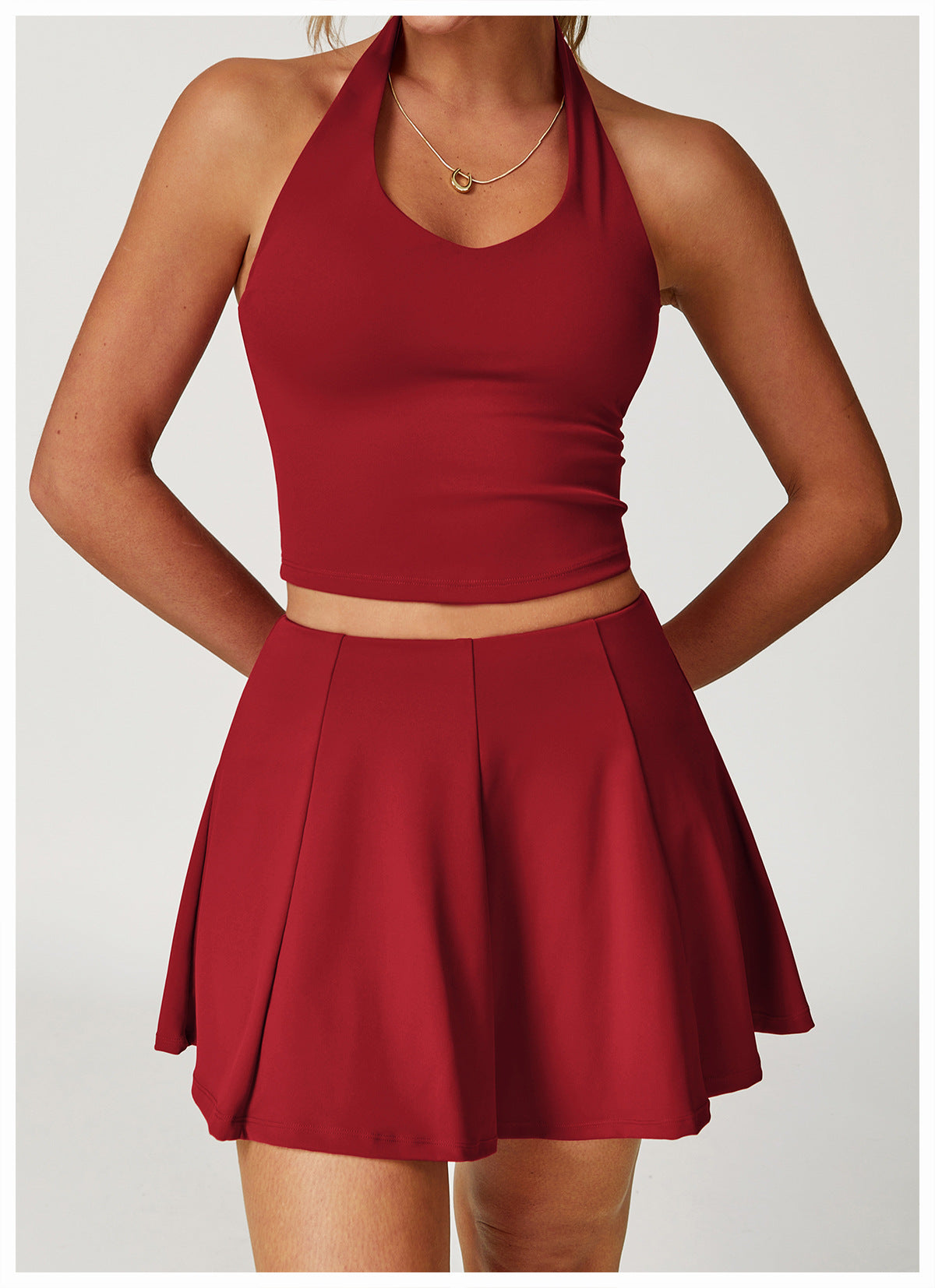 Quick dry pleated tennis skirt