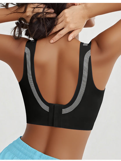 Seamless sports bra
