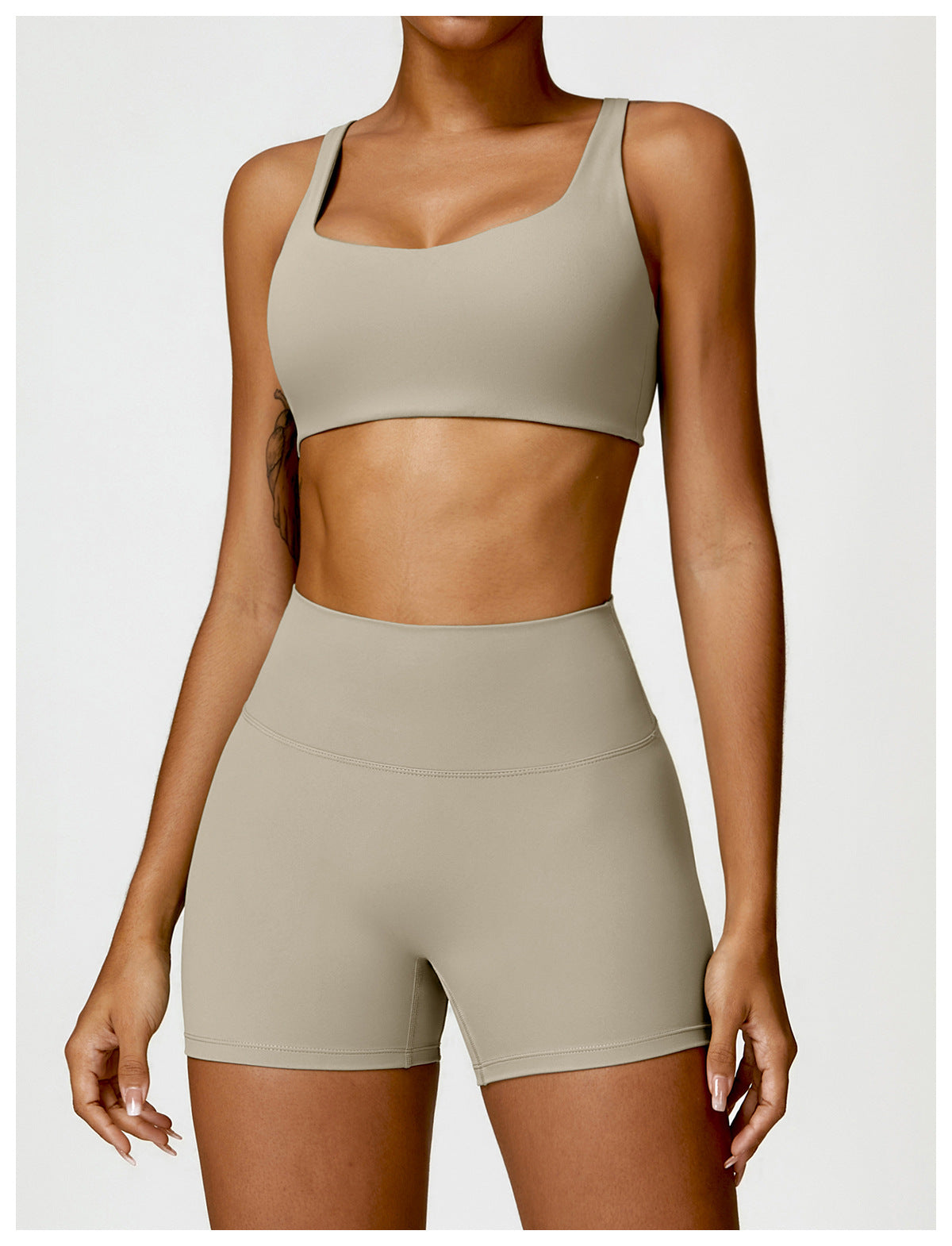 Quick dry seamless sports bra
