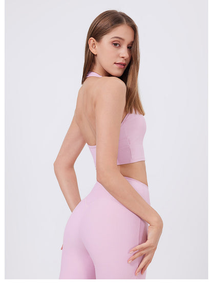 Halter neck running vest