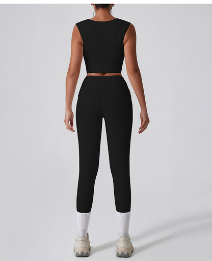 Quick dry sweet heart neck top