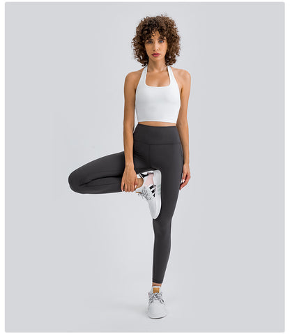 Halter neck sports bra