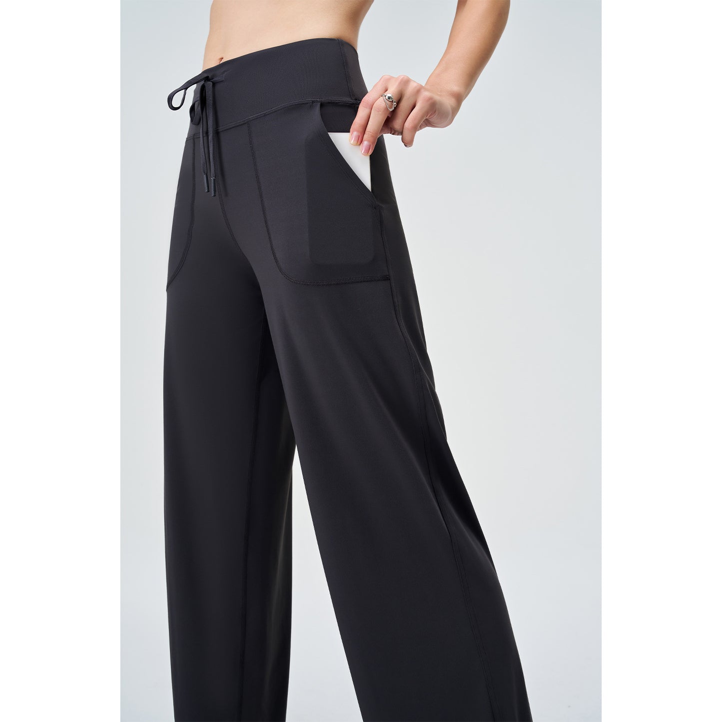 Straight leg trousers