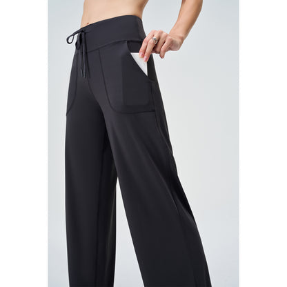 Straight leg trousers
