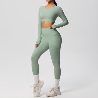 Brushed  Two Piece fitness set