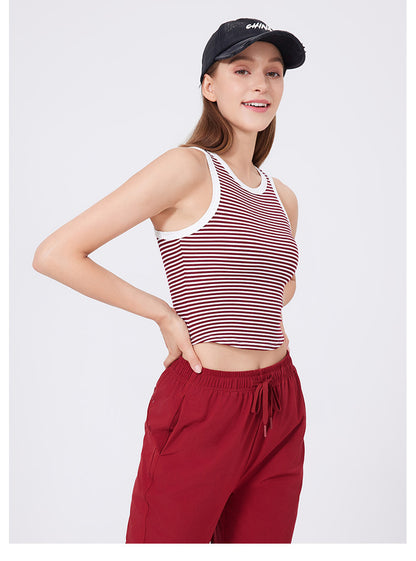 Striped vest