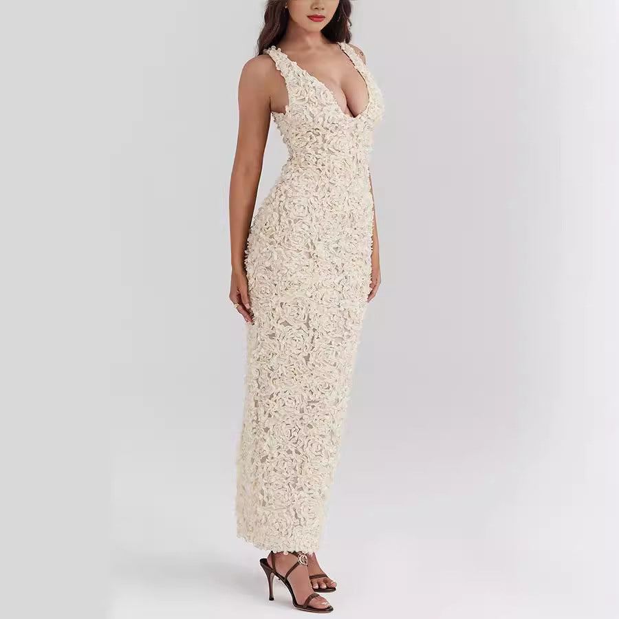 Lace maxi dress