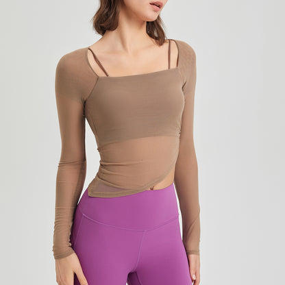 Faux Two Piece full sleeve top