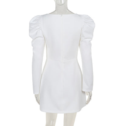 Square Collar Dress