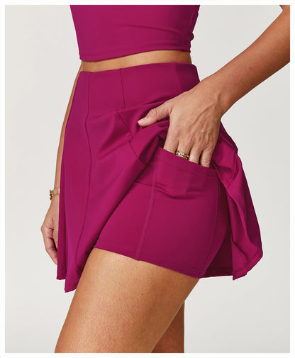 Quick dry pleated tennis skirt
