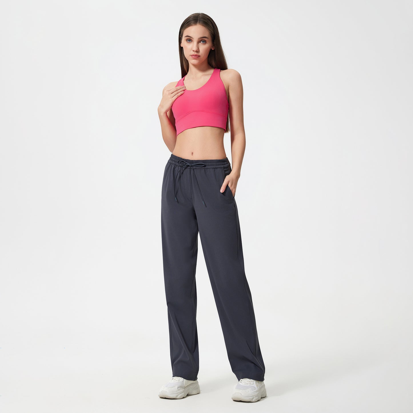 Padded cut out sports bra