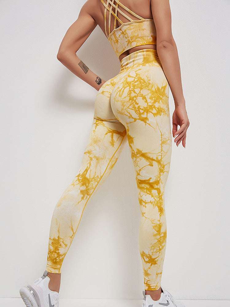 Tie Dye Mix & Match Bra & leggings set