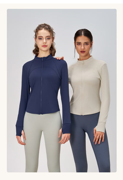 Zip front jacket