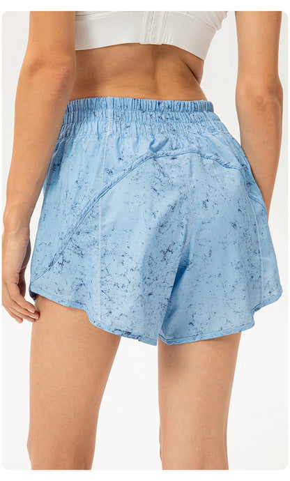 Printed running shorts