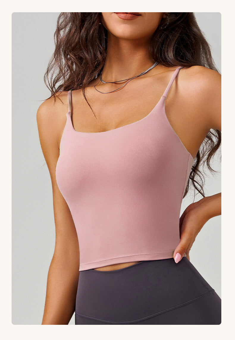 Seamless cropped vest