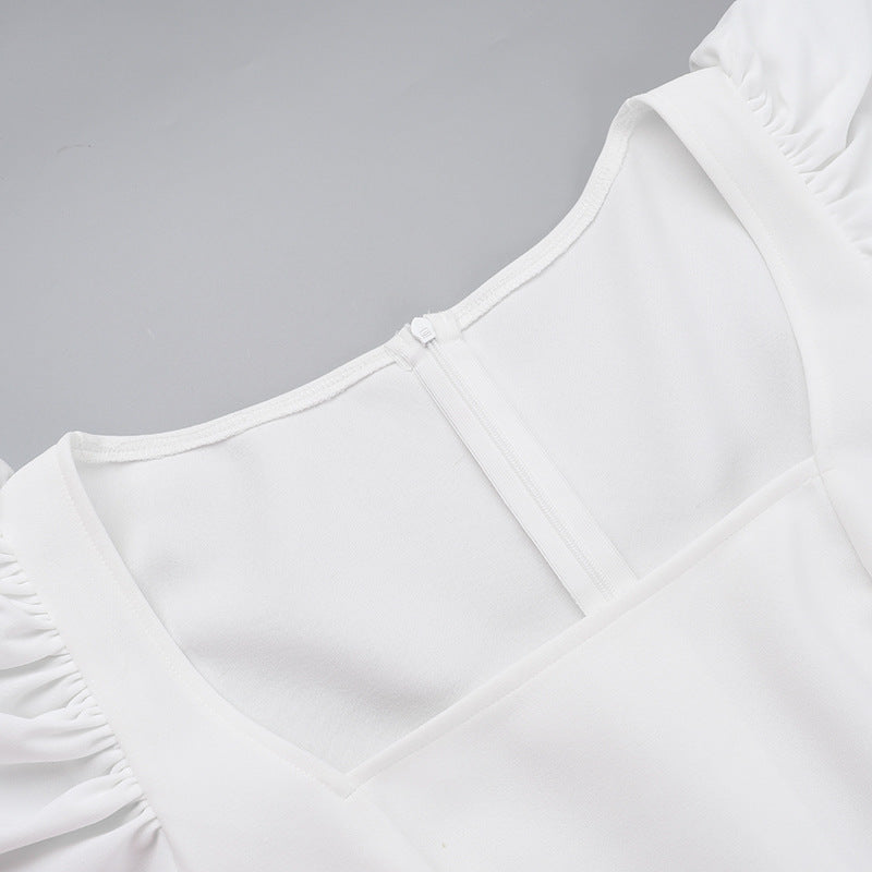 Square Collar Dress