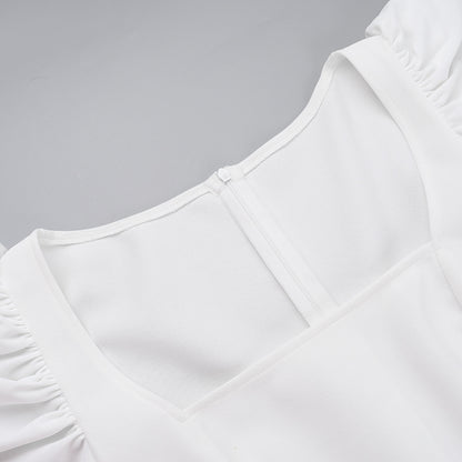Square Collar Dress