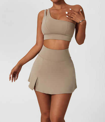 Sports bra and skirt set