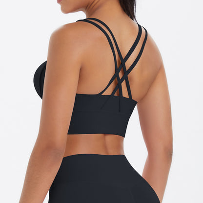 Seamless sports bra