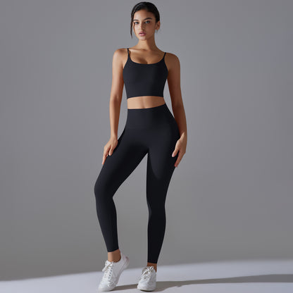Quick dry two piece fitness set