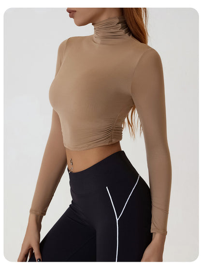Full sleeve cropped top