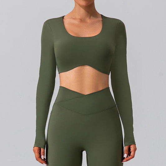 Seamless cropped top