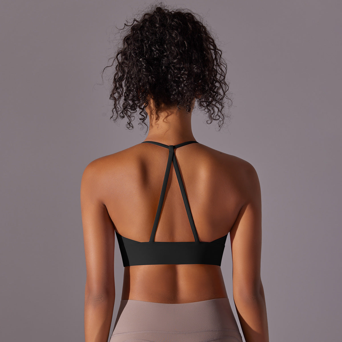 Seamless padded bra