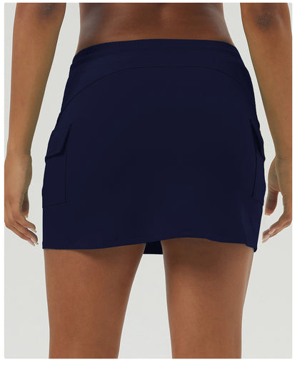 Quick dry draw string skort