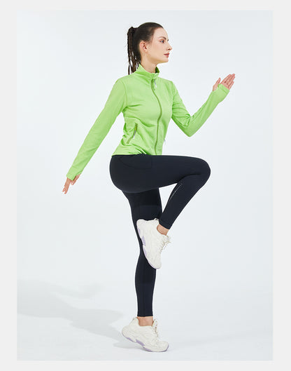 Fleece lined fitness top