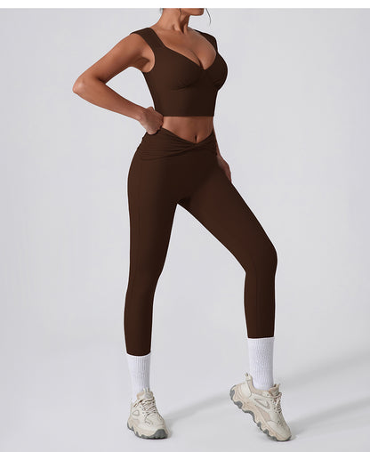 Quick dry sweet heart neck top