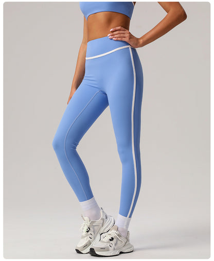 Contrast trim leggings