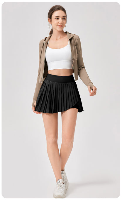 Pleated skort