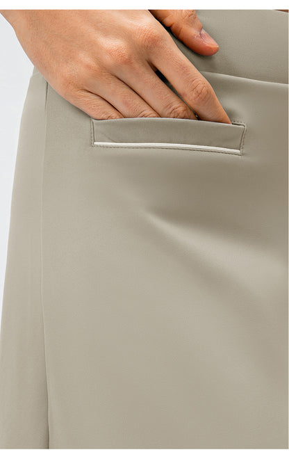 Side slit skort