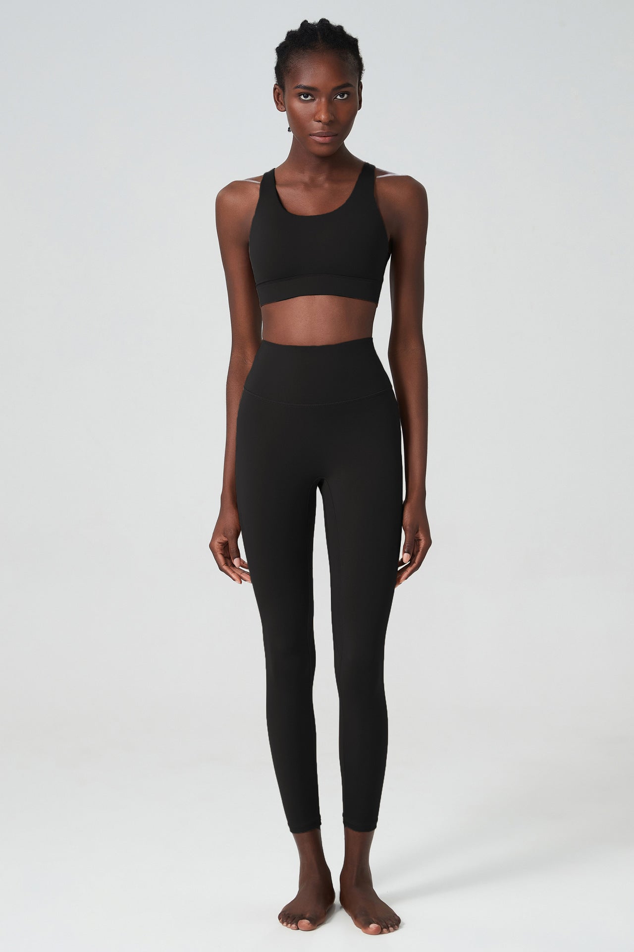 Cross back bra & leggings set