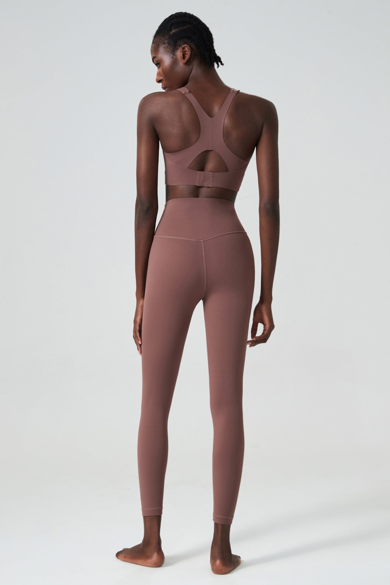 Cross back bra & leggings set